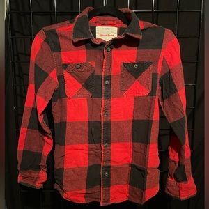 Urban Pipeline Boy’s Buffalo Check Flannel Button Down